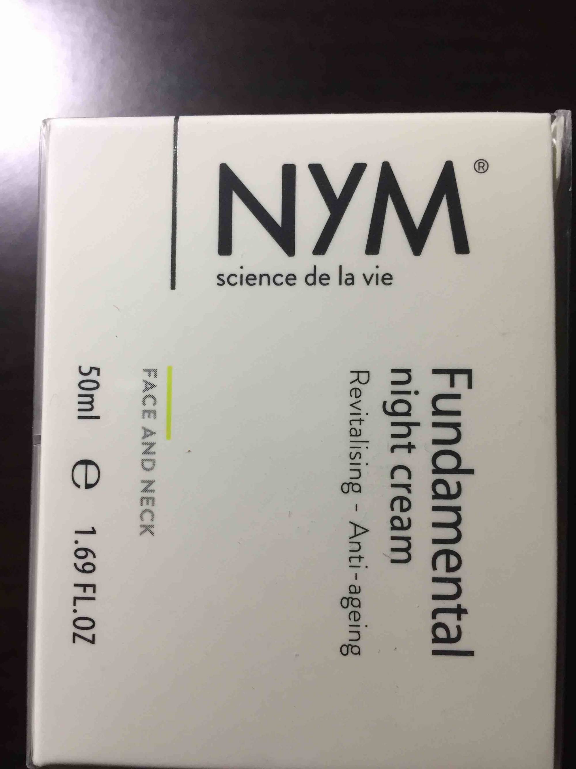 NYM - Fundamental night cream