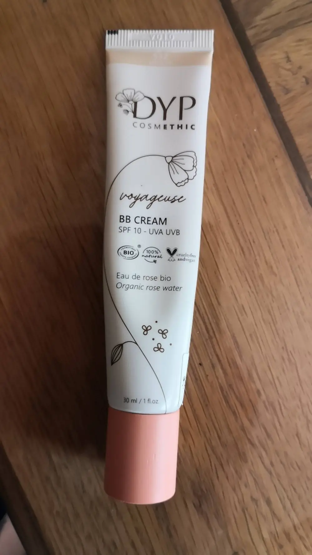 DYP COSMETHIC - Voyageuse - BB cream eau de rose bio SPF 10