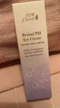 100% PURE - Crème de nuit pour les yeux au rétinol
