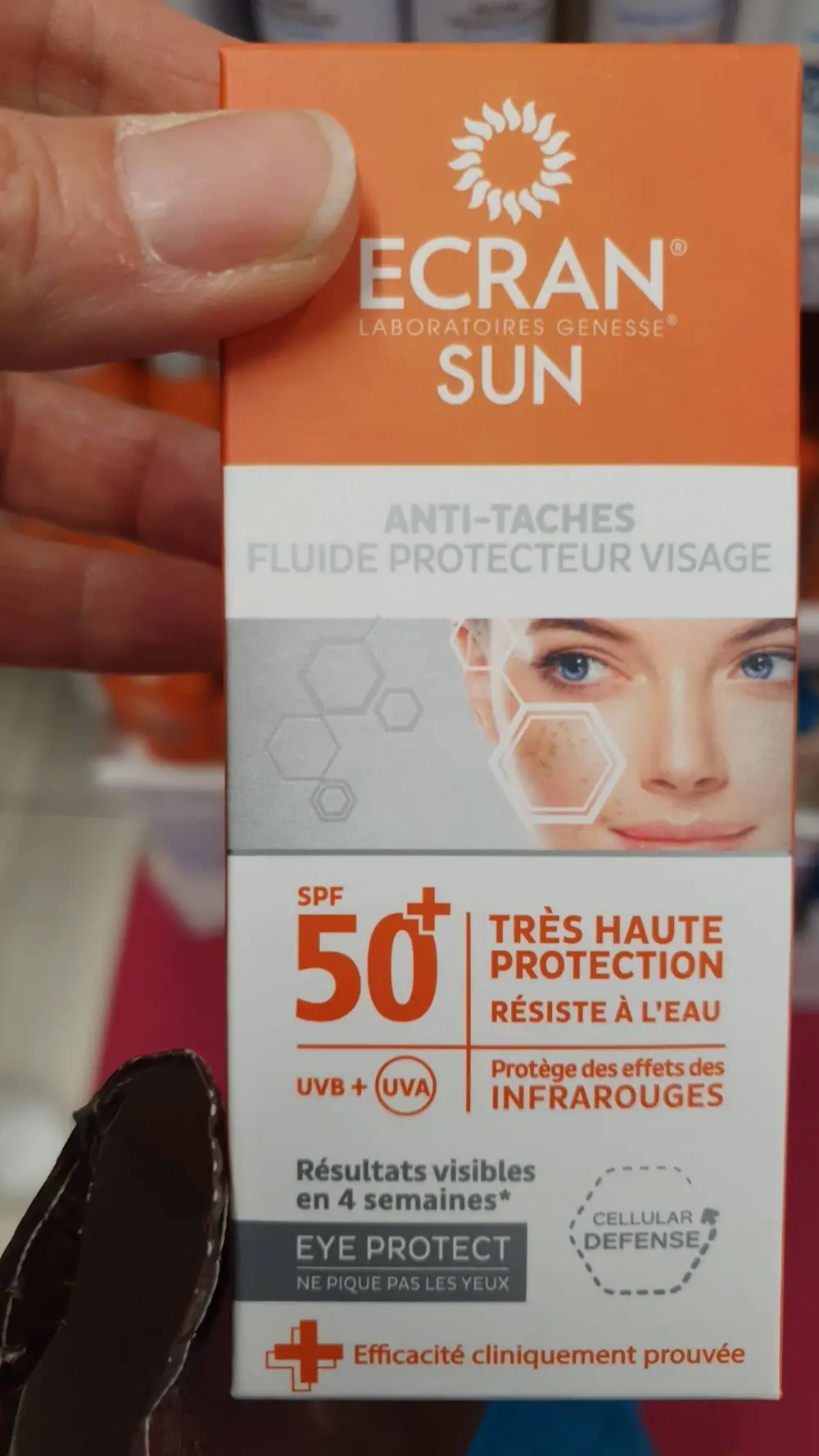 ECRAN LABORATOIRES GENESSE - Anti-tâches fluide protecteur visage SPF 50+