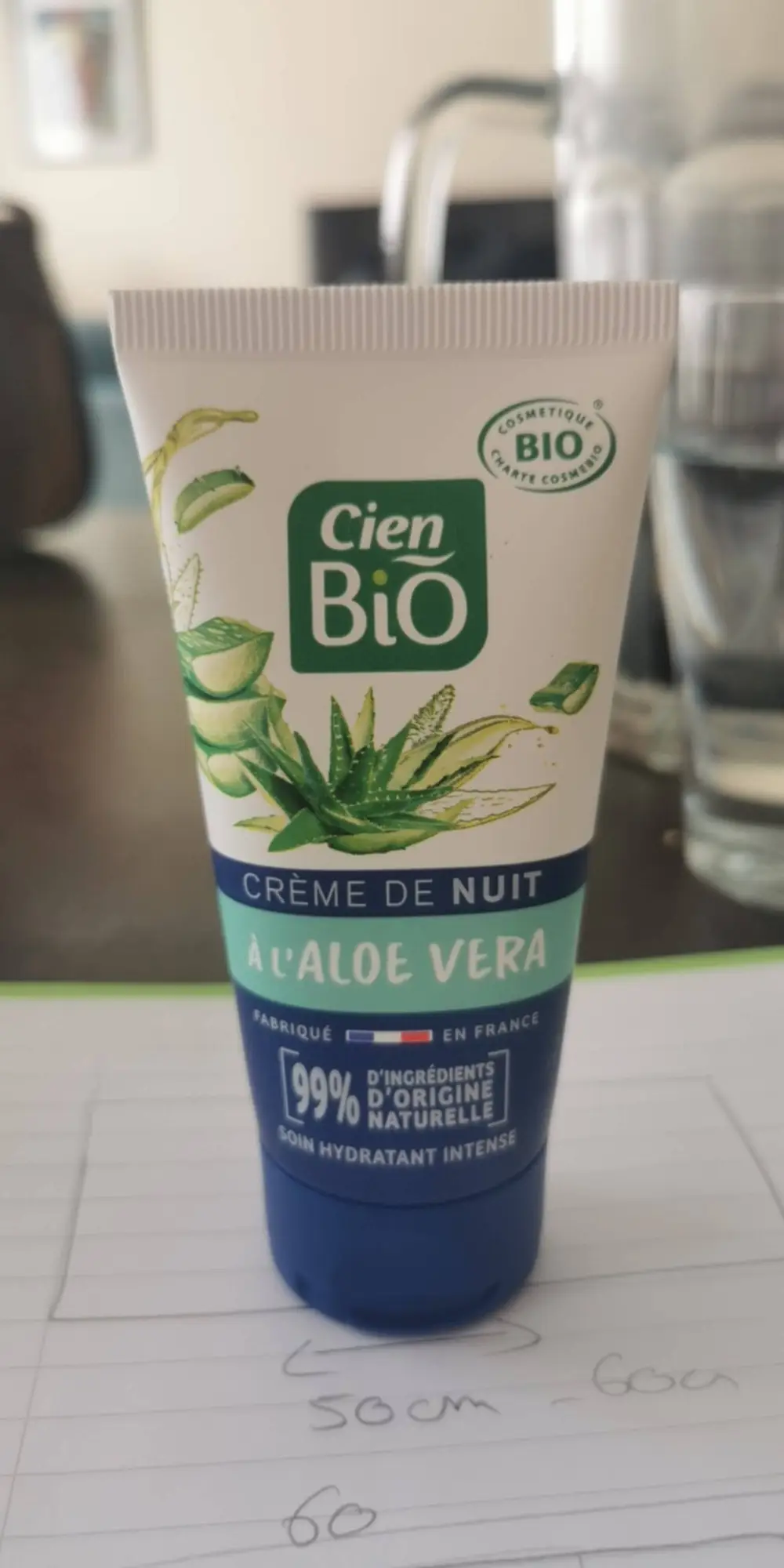 CIEN BIO - Crème de nuit à l'aloe vera bio