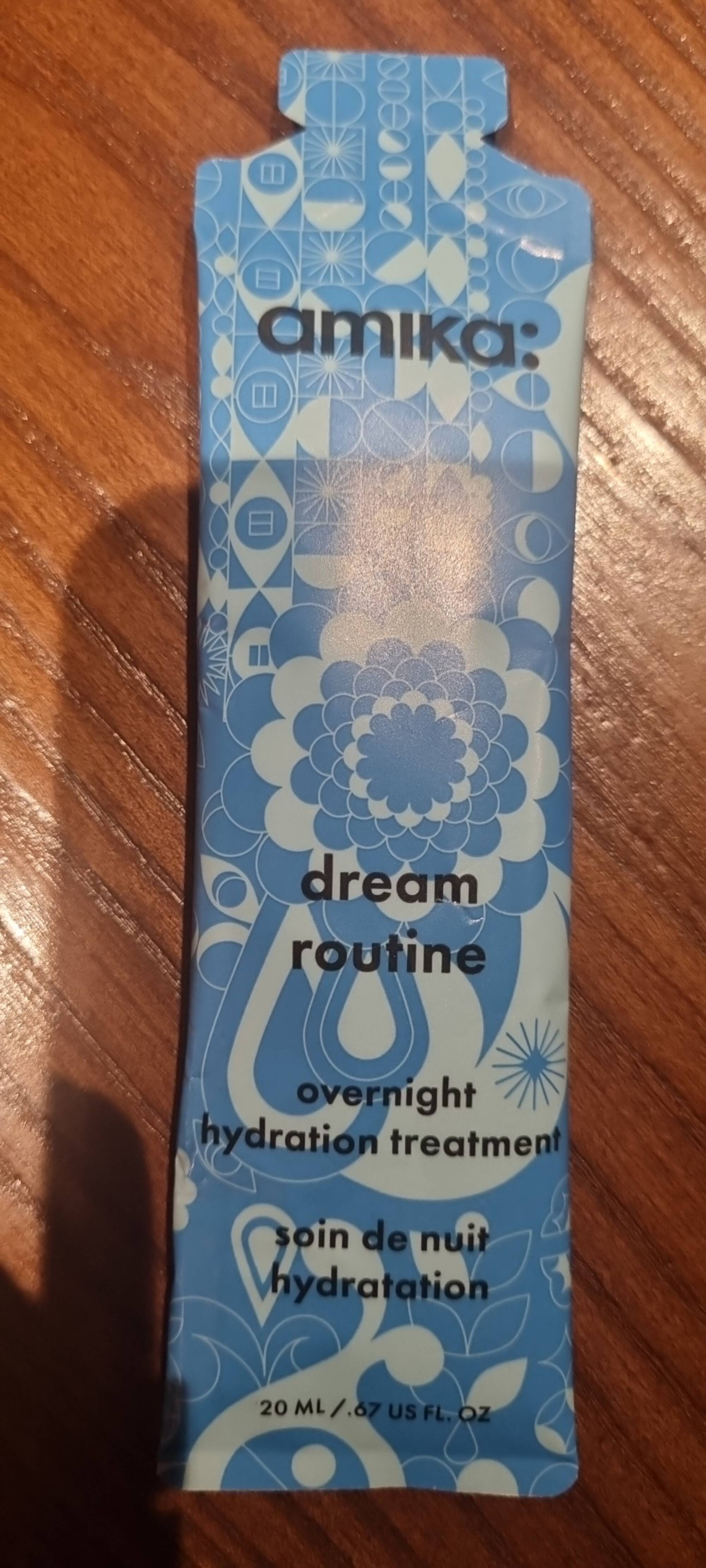 AMIKA - Dream routine - Soin de nuit hydratation