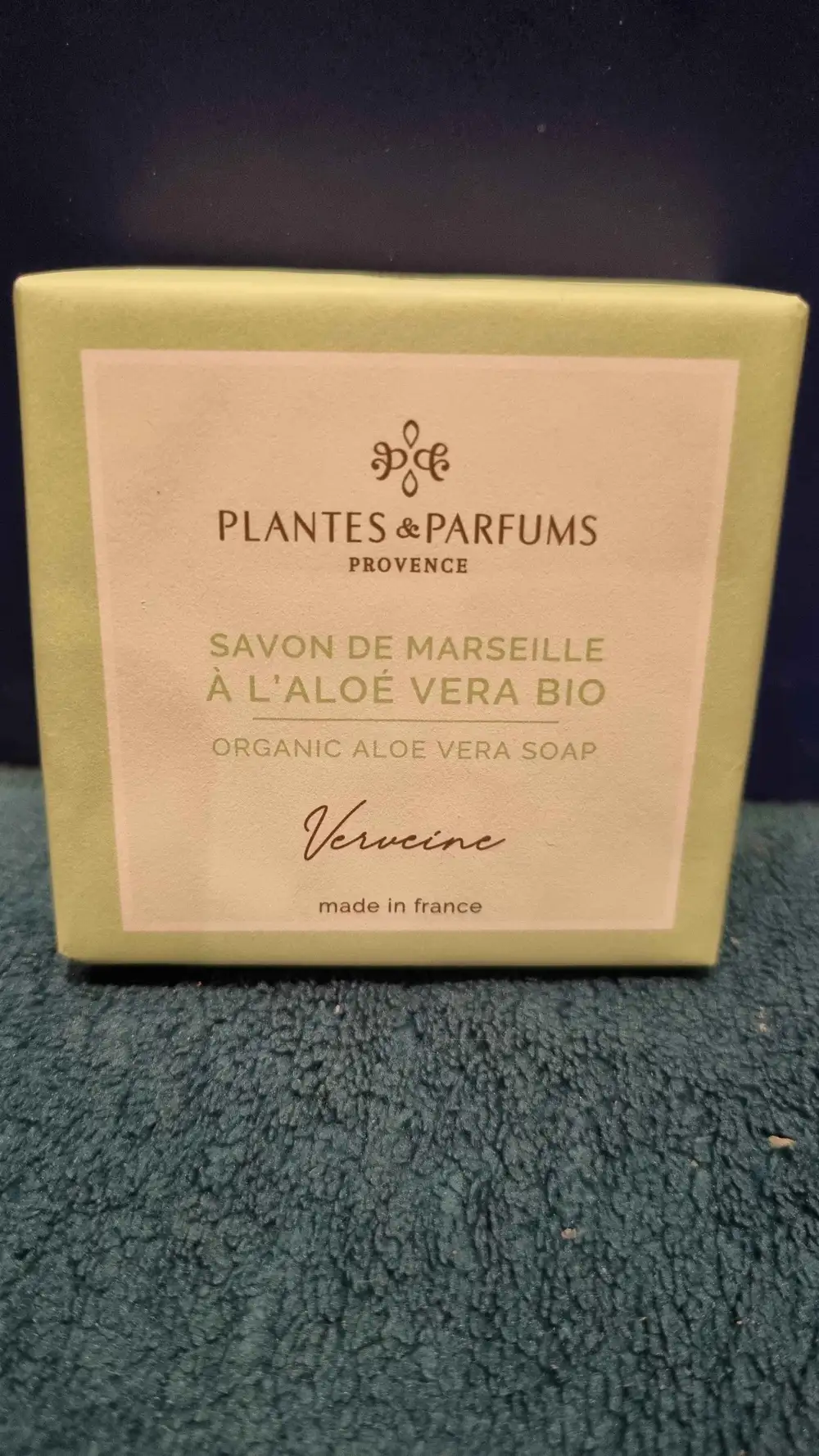 PLANTES & PARFUMS PROVENCE - Savon de Marseille à l'aloé vera bio verveine