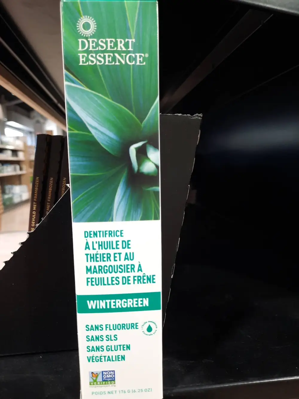 DESERT ESSENCE - Dentifrice à l'huile de theier et au Margousier à feuilles de Frêne 