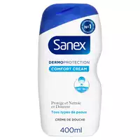 SANEX - Sanex Crème de Douche Protège et Nettoie tous Types de Peaux Comfort Cream Dermo Protection SANEX