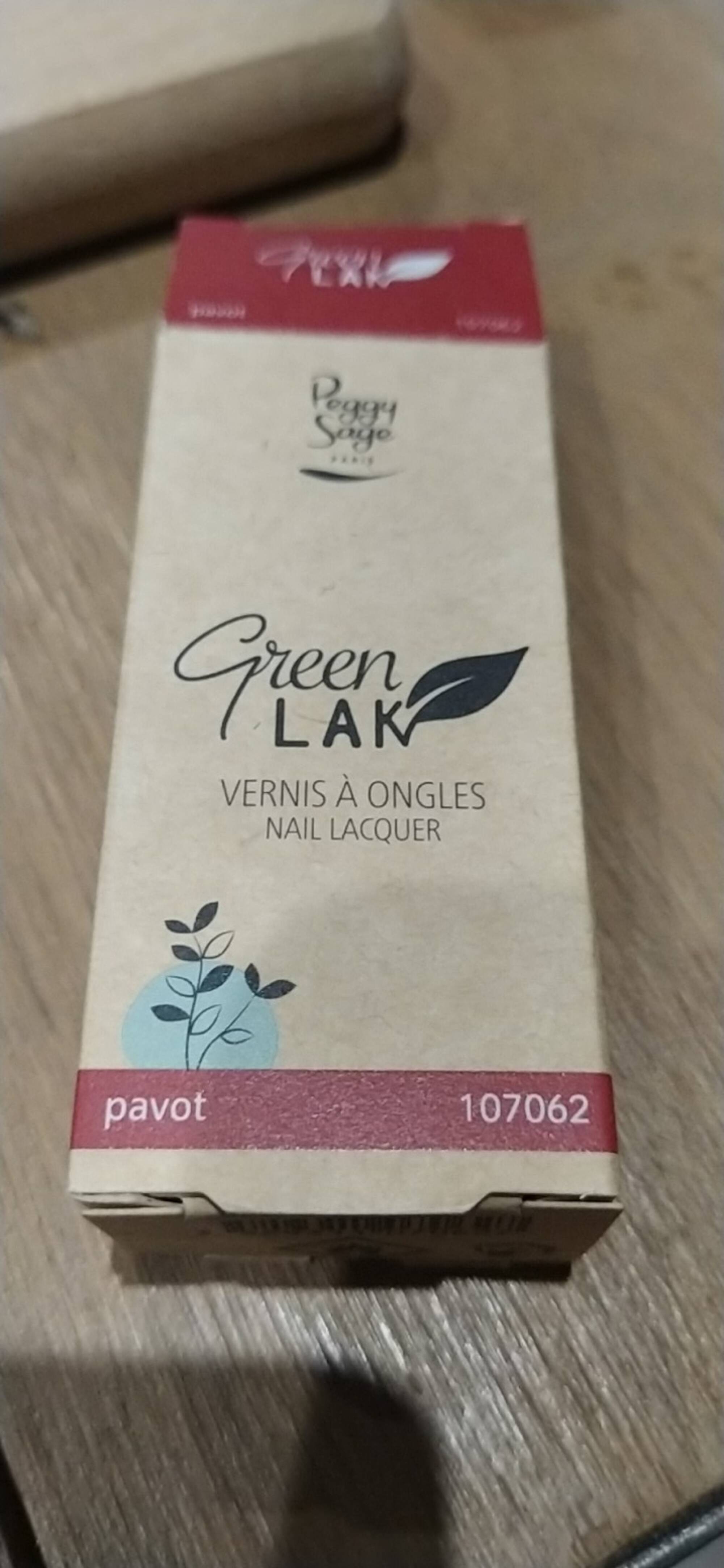 PEGGY SAGE - Green lak - Vernis à ongles