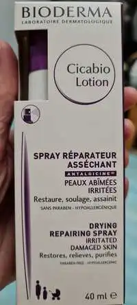 BIODERMA - Cicabio lotion - Spray réparateur asséchant