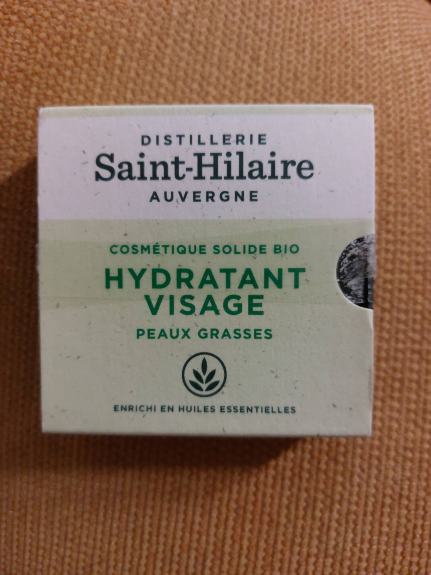 SAINT HILAIRE - Cosmétique solide bio - Hydratant visage peaux grasses