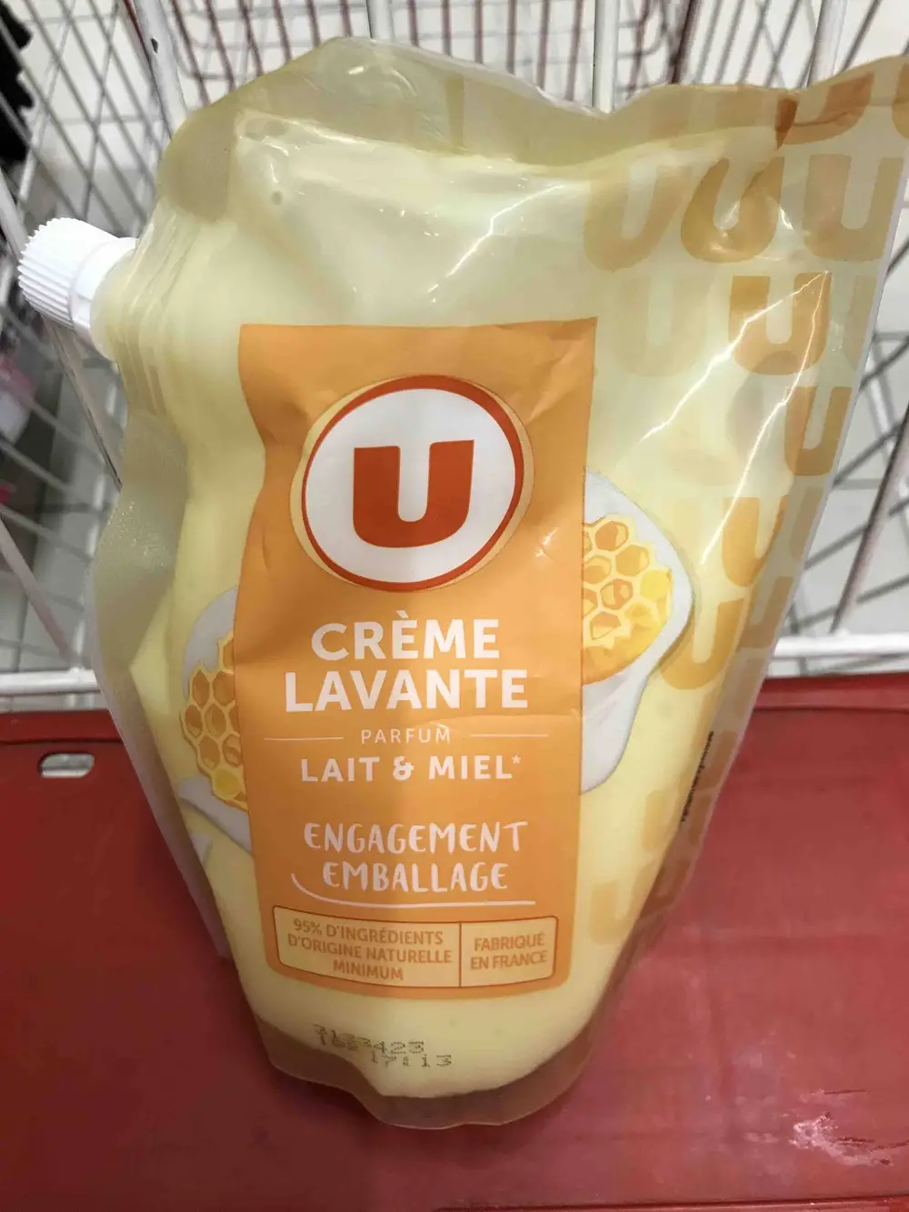 BY U - Crème lavante parfum lait & miel