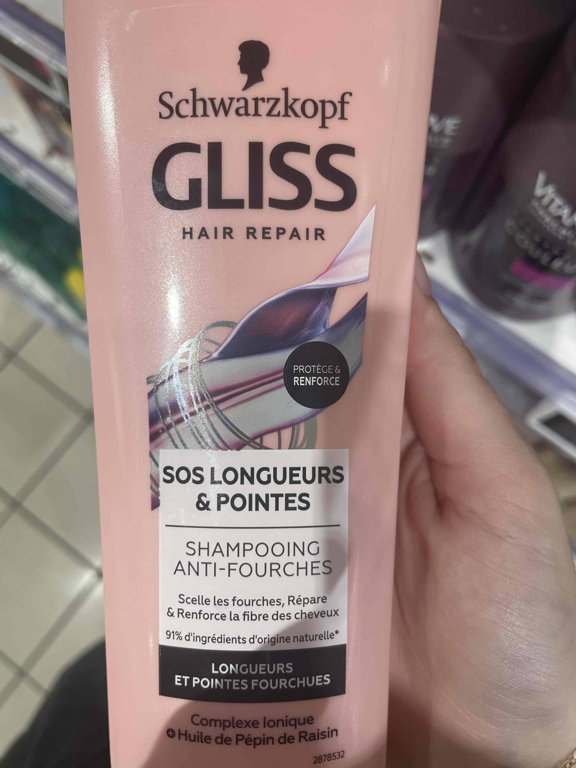 SCHWARZKOPF - Gliss - Shampooing anti-fourches