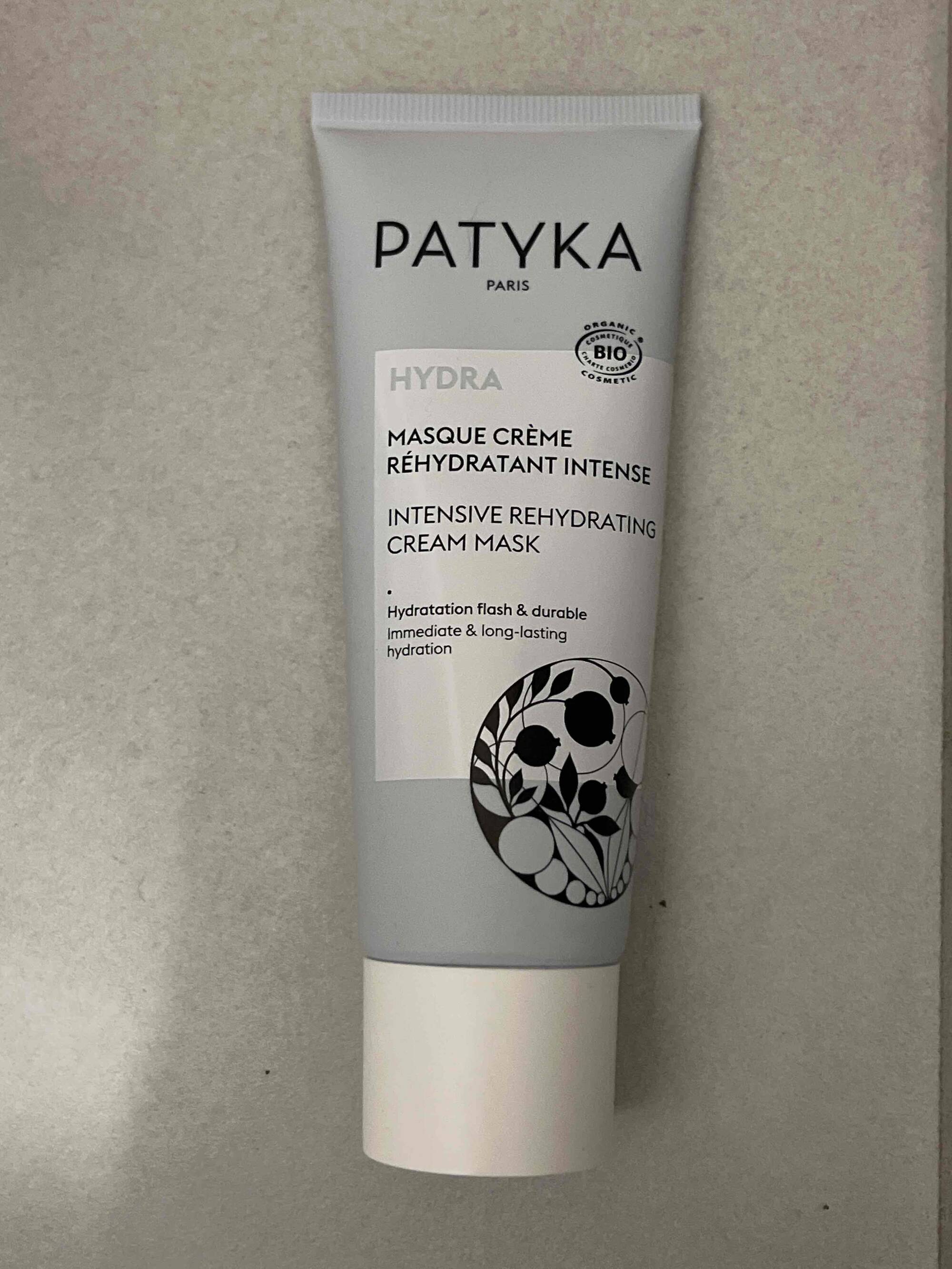 PATYKA - Hydra - Masque crème réhydratant intense