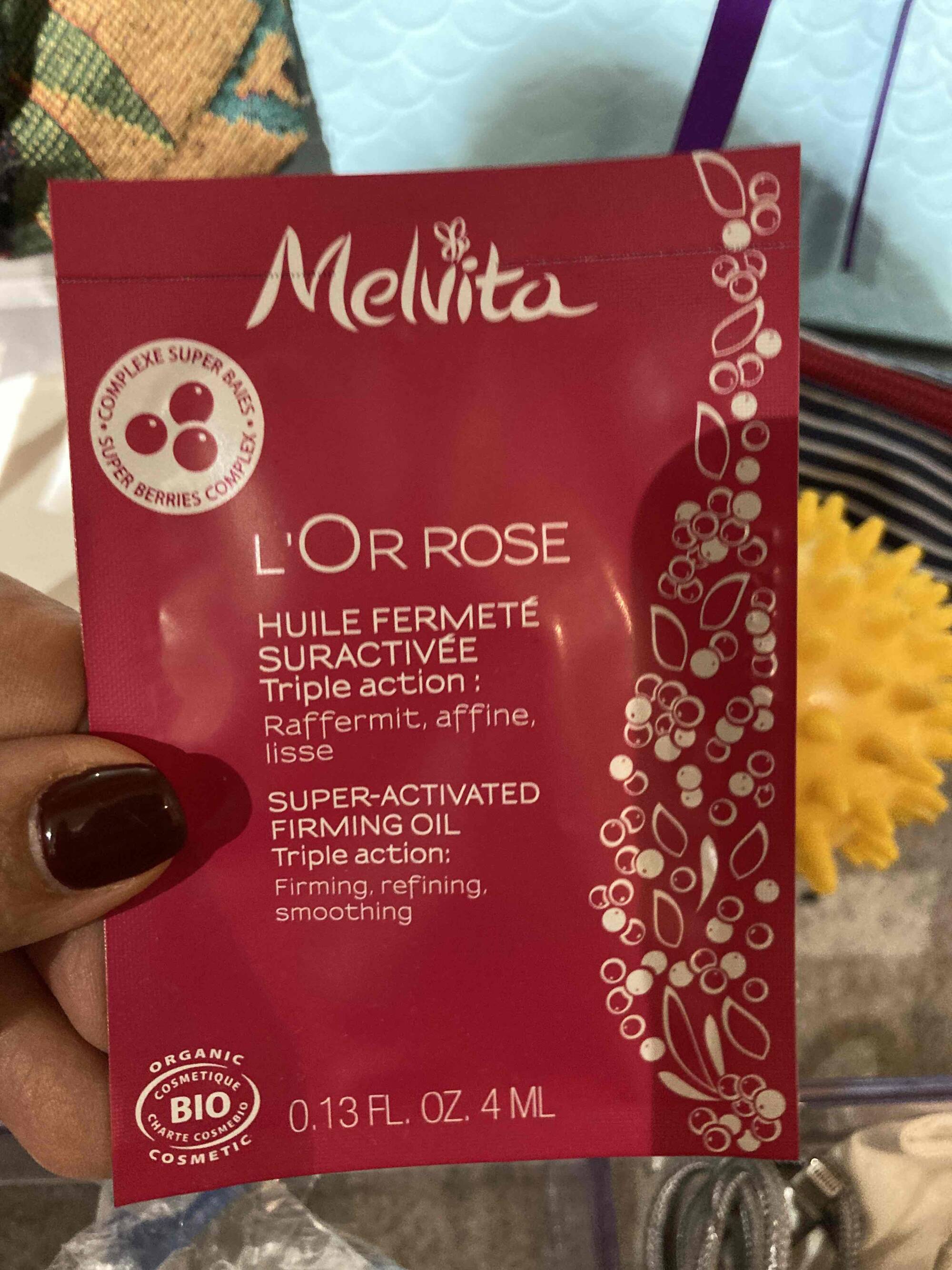 MELVITA - L’or rose - Huile fermeté suractivée