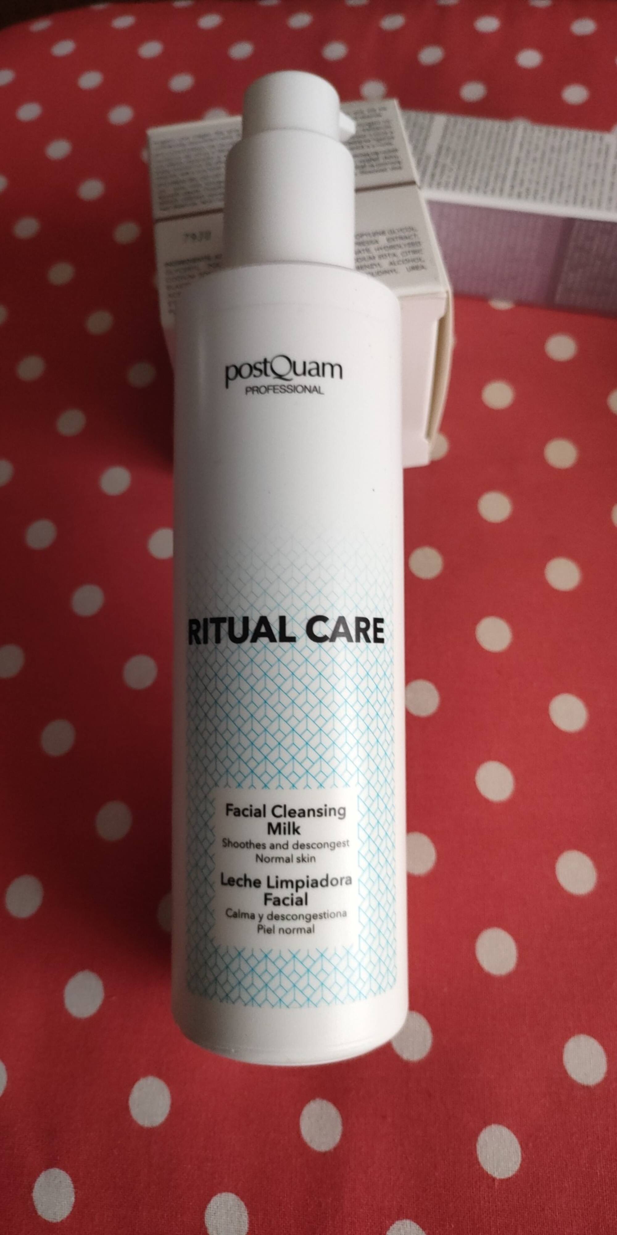 POSTQUAM - Ritual care - Facial cleansing milk