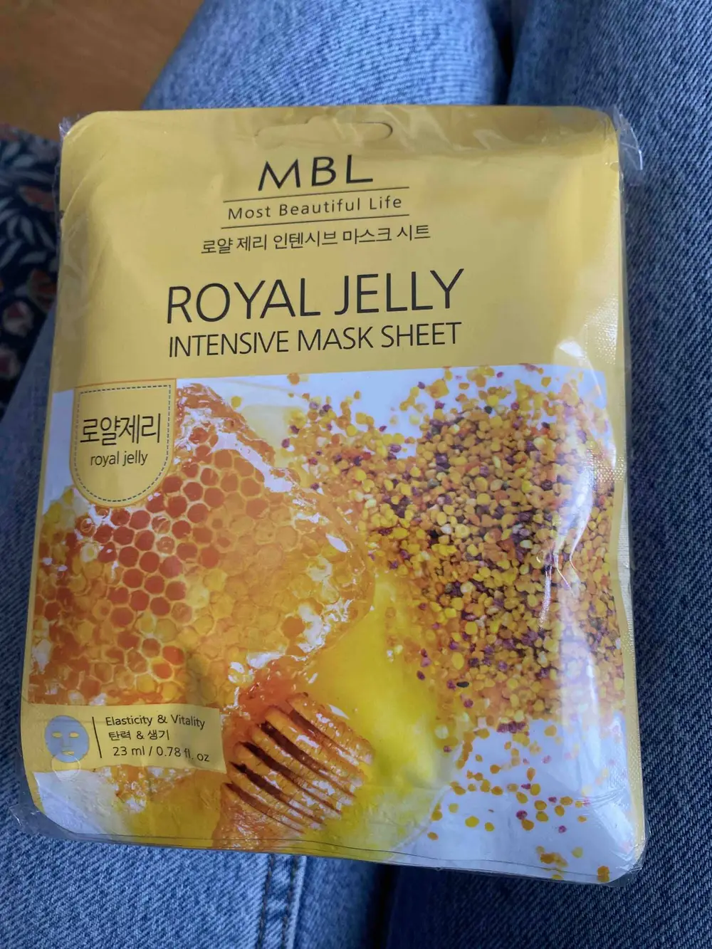 MBL - Royal jelly - Intensive mask sheet