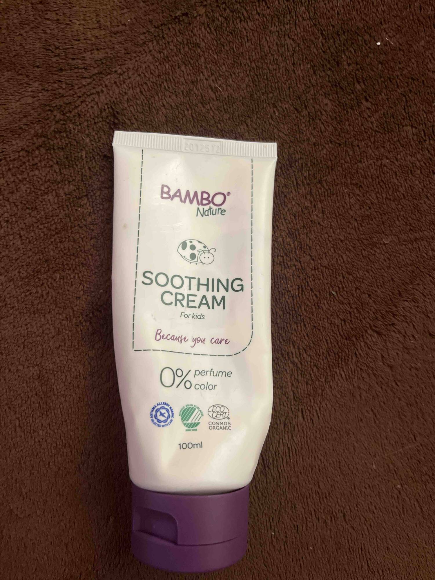 BAMBOO NATURE - Soothing cream for kids 0% perfume color