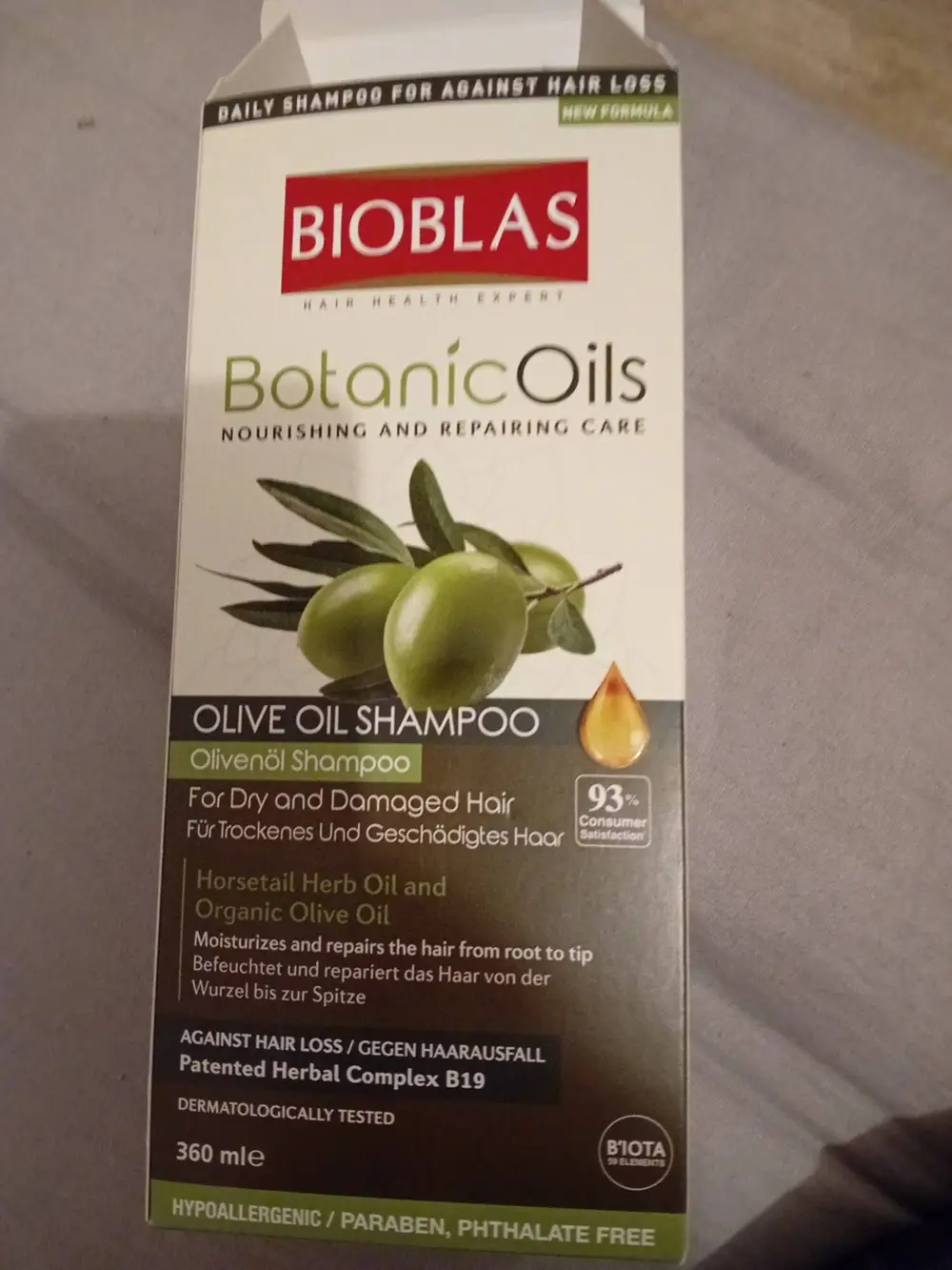 BIOBLAS - Botanic oils - Olive oil shampoo
