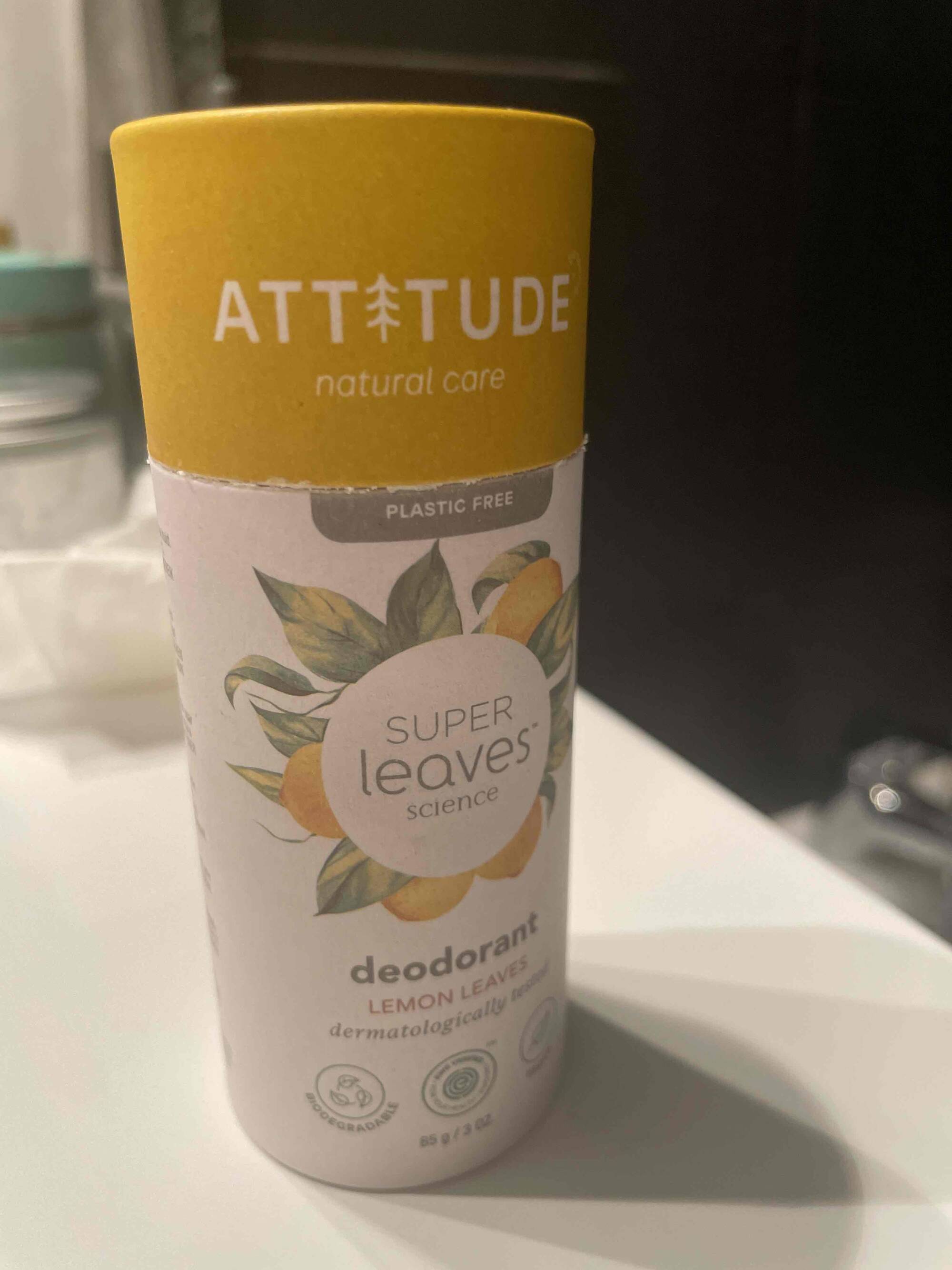 ATTITUDE - Déodorant lemon leaves