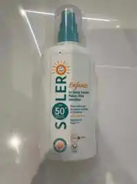 SOLER - Enfants - Spray solaire SPF 50+