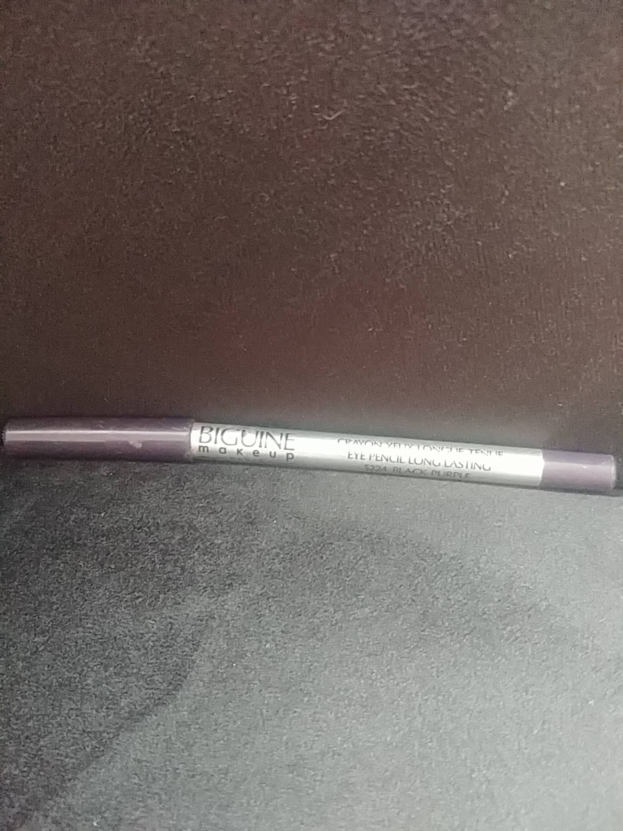 BIGUINE MAKEUP - Crayon yeux 5224 black purple