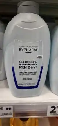 BYPHASSE - Gel douche & Shampooing men 2 en 1