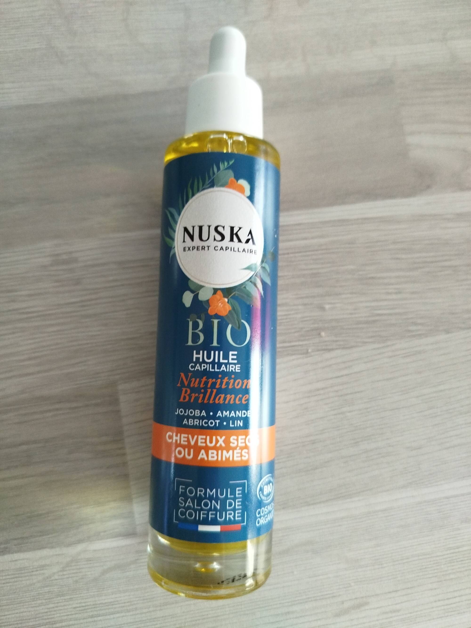 NUSKA - Huile capillaire bio nutrition brillance