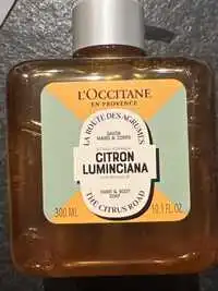 L'OCCITANE - Citron luminciana - Savon mains et corps 