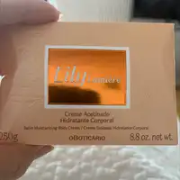 O BOTICARIO - Lily lumière - Satin moisturizing body cream