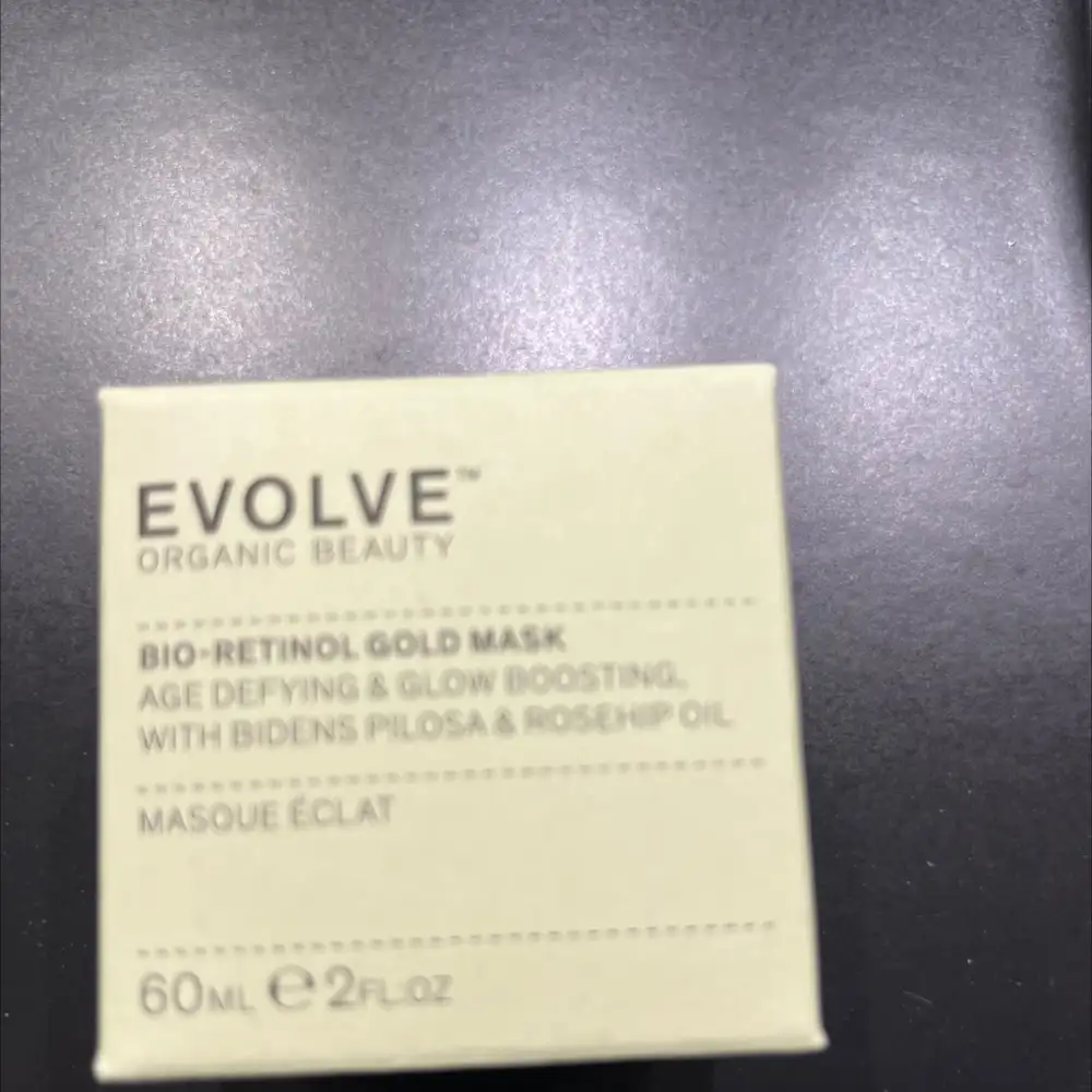 EVOLVE - Bio-retinol gold - Masque éclat 