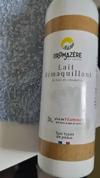 DROMAZÈRE - Lait démaquillant au lait de chamelle