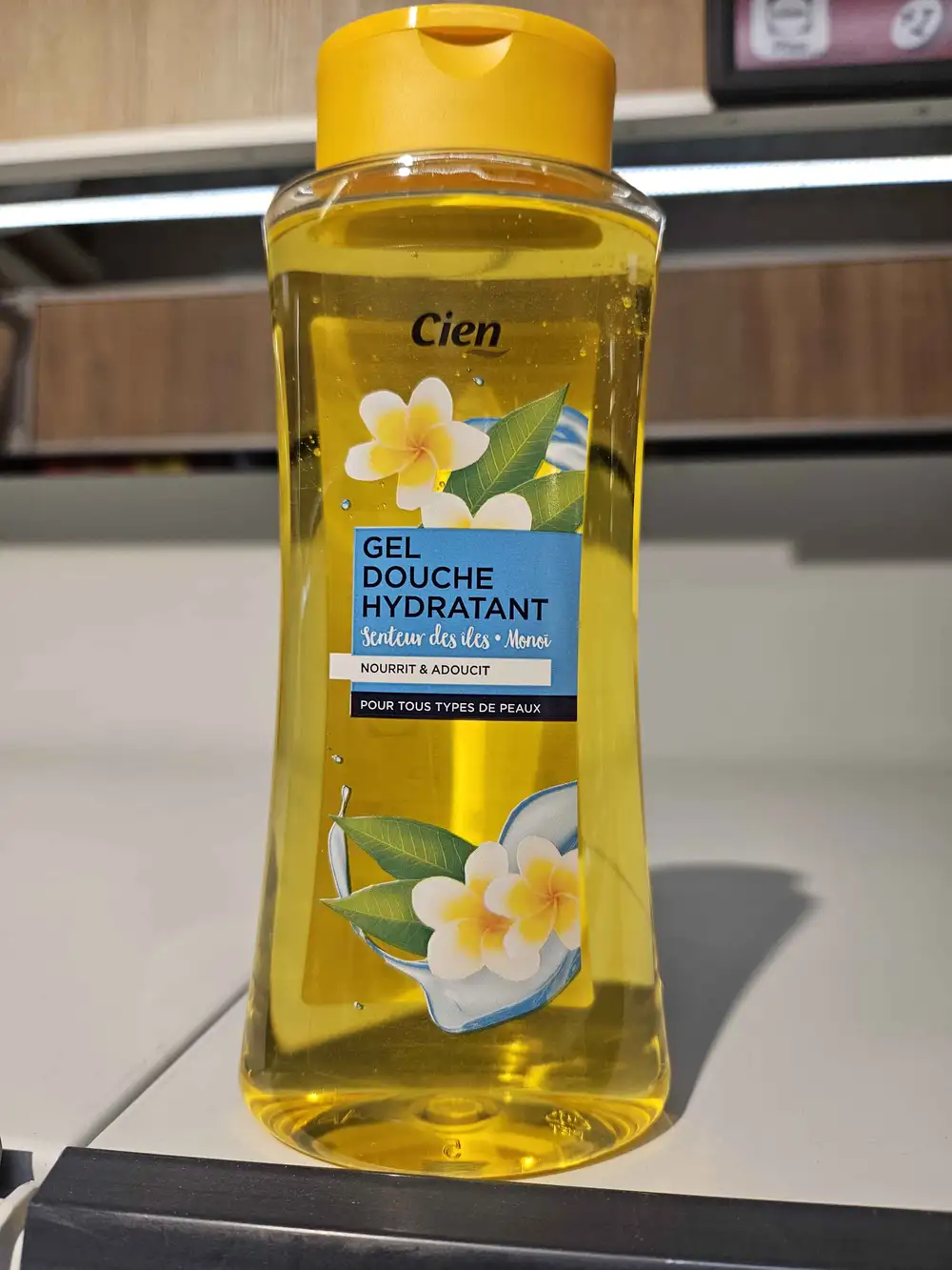 CIEN - Gel douche hydratant senteur des îles monoï
