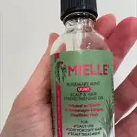 MIELLE - Rosemary mint light - Scalp & hair strengthening oil