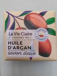 LA VIE CLAIRE - Huile d'argan - Savon doux