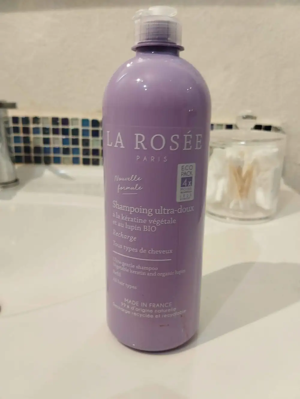 LA ROSÉE - Shampooing ultra-doux à la kératine végétale et au lupin bio