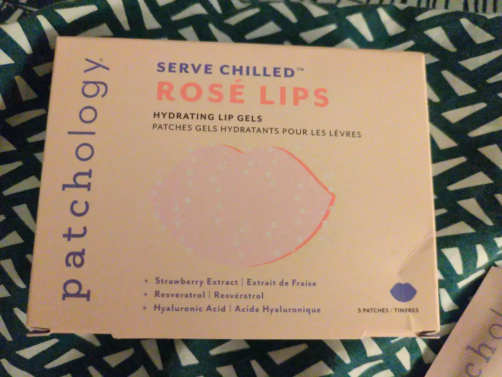 PARCHOLOGY - Rose lips - Patches gels hydrantants pour les lèvres