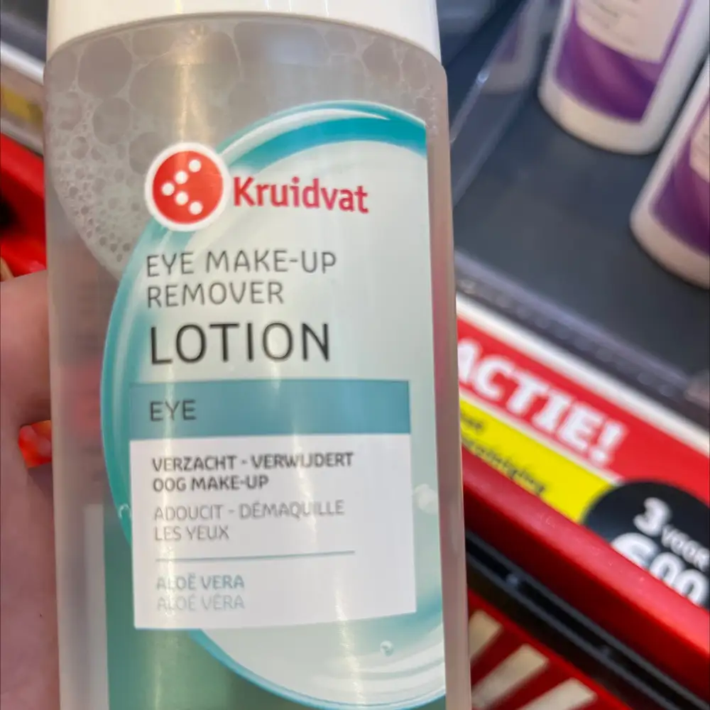 KRUIDVAT - Eye make-up remover lotion