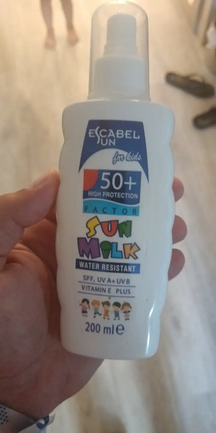 ESCABEL SUN - Sun milk for kids 50+ high protection