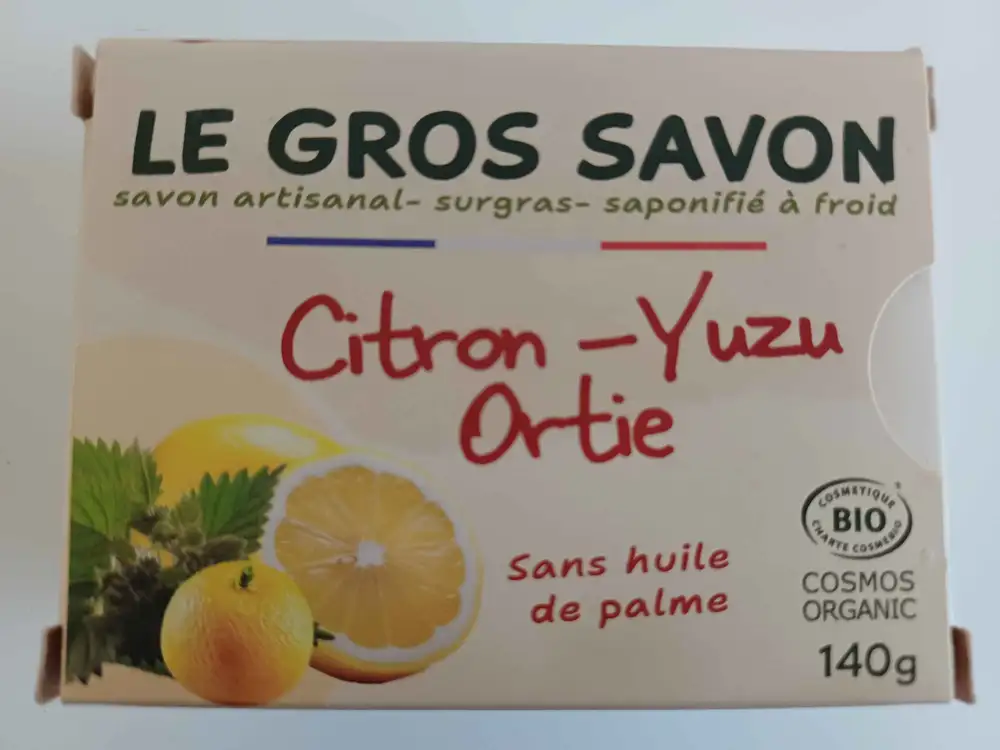 LE GROS SAVON - Savon artisanal citon-yuzu ortie