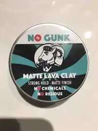 NO GUNK - Matte lava clay