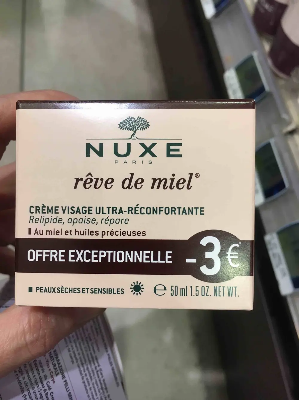 NUXE - Rêve de miel - Crème visage ultra-réconfortante