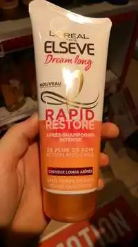 L'ORÉAL PARIS - Elsève dream long rapid restore - Après-shampooing intensif