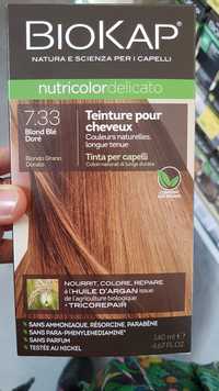 BIOKAP - Nutricolordelicato - Teinture pour cheveux 7.33 blond blé doré