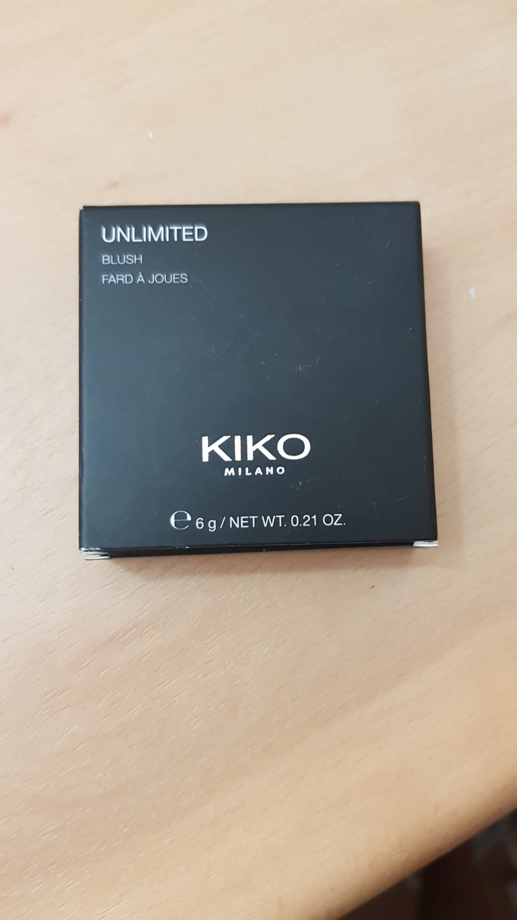 KIKO MILANO - Unlimited - Fard à joues