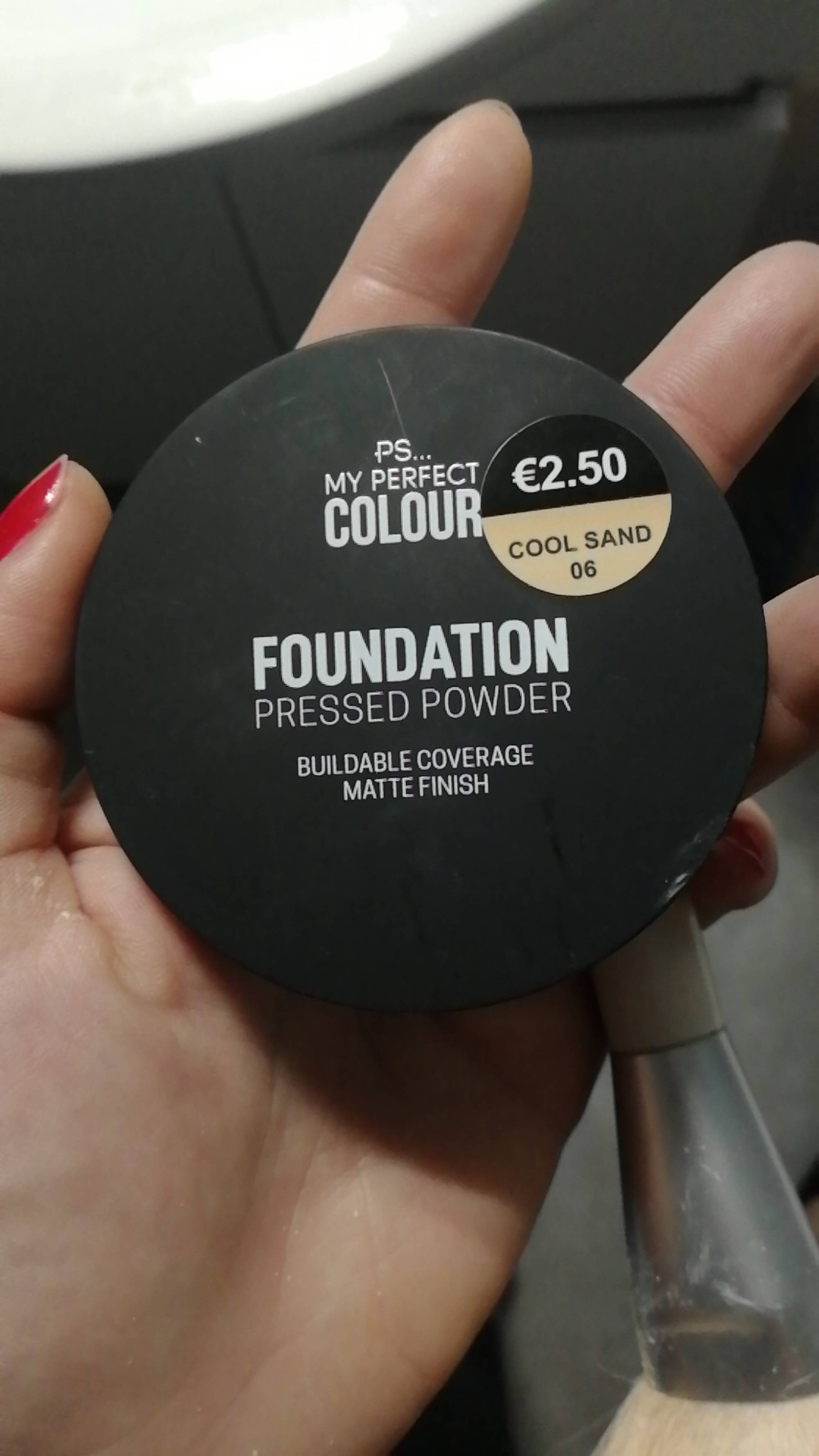PRIMARK - PS... my perfect colour - Foundation pressed powder - Cool sand 06