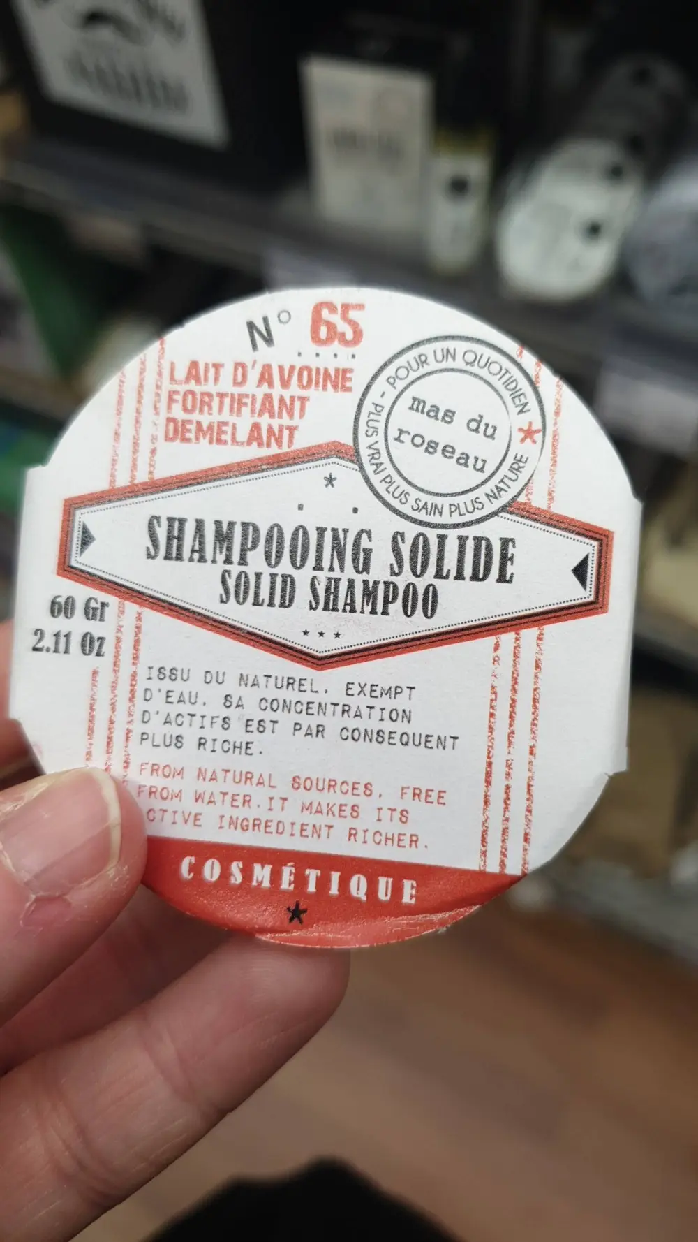 MAS DU ROSEAU - Shampooing solide