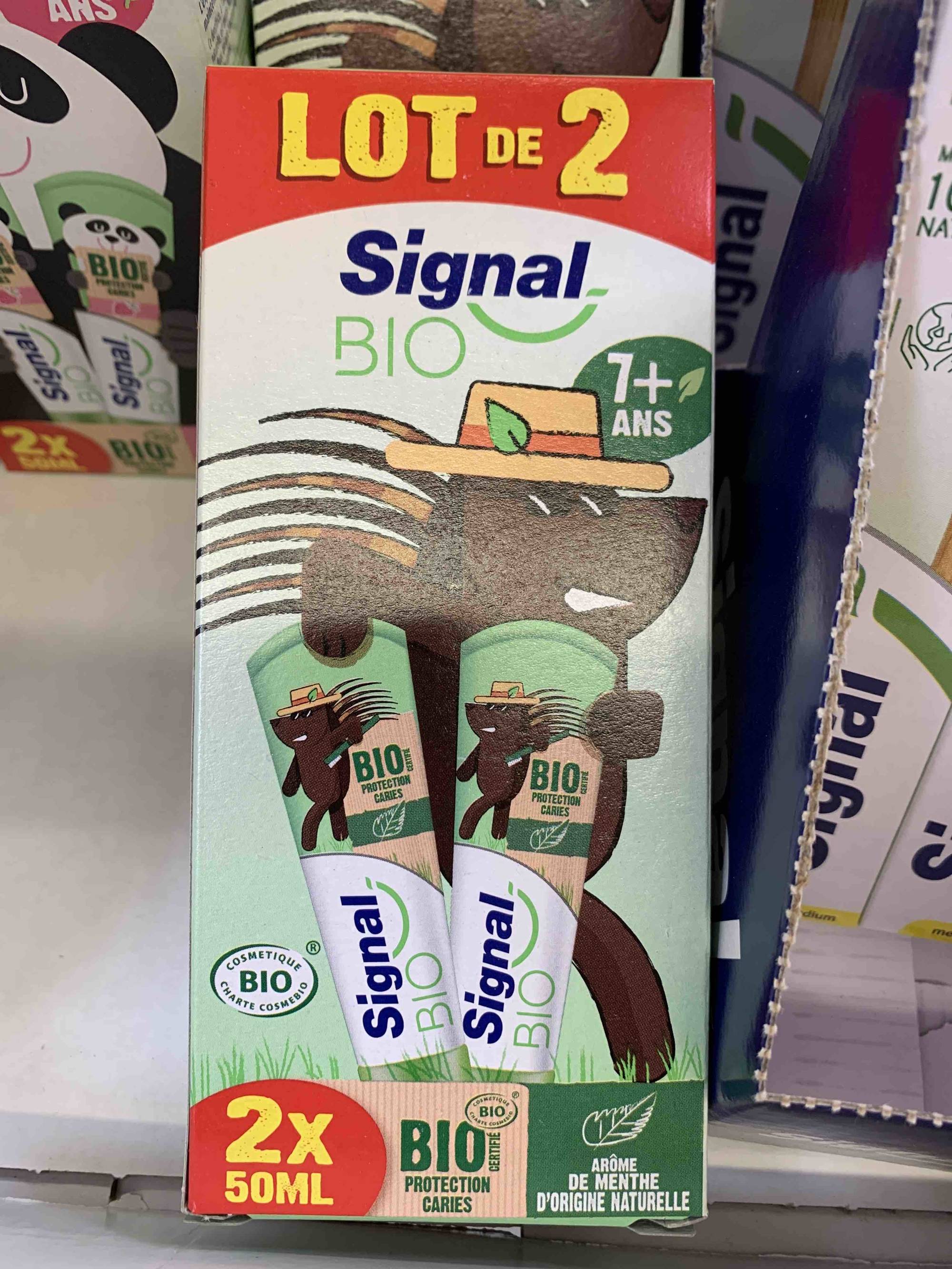 SIGNAL - Bio - Dentifrice protection caries 7ans+