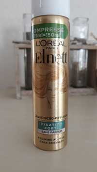 L'ORÉAL PARIS - Elnett - Laque micro-diffusion - Fixation forte - Sans parfum 