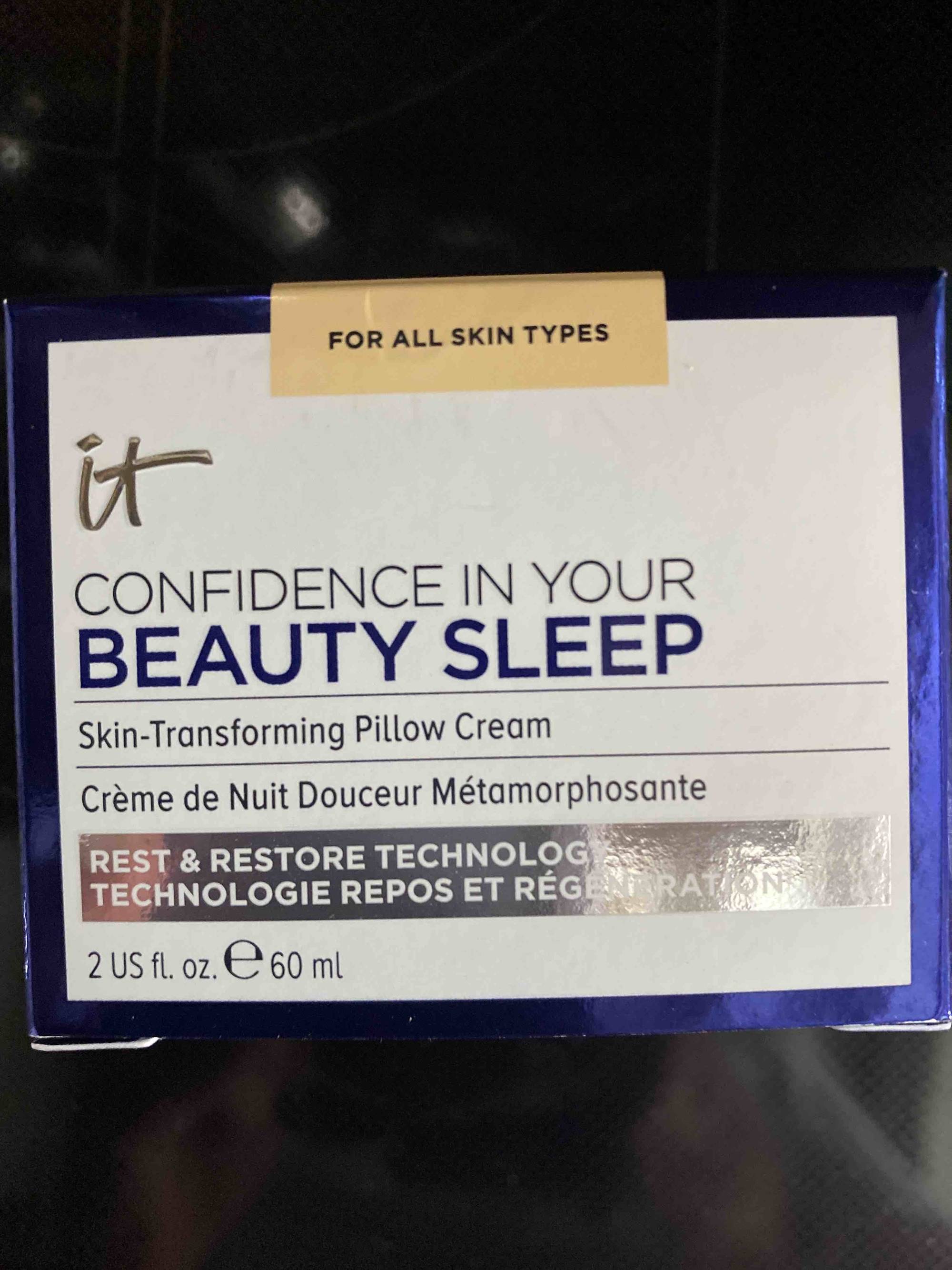 IT COSMETICS - Confidence in your beauty sleep - Crème de nuit douceur métamorphosante