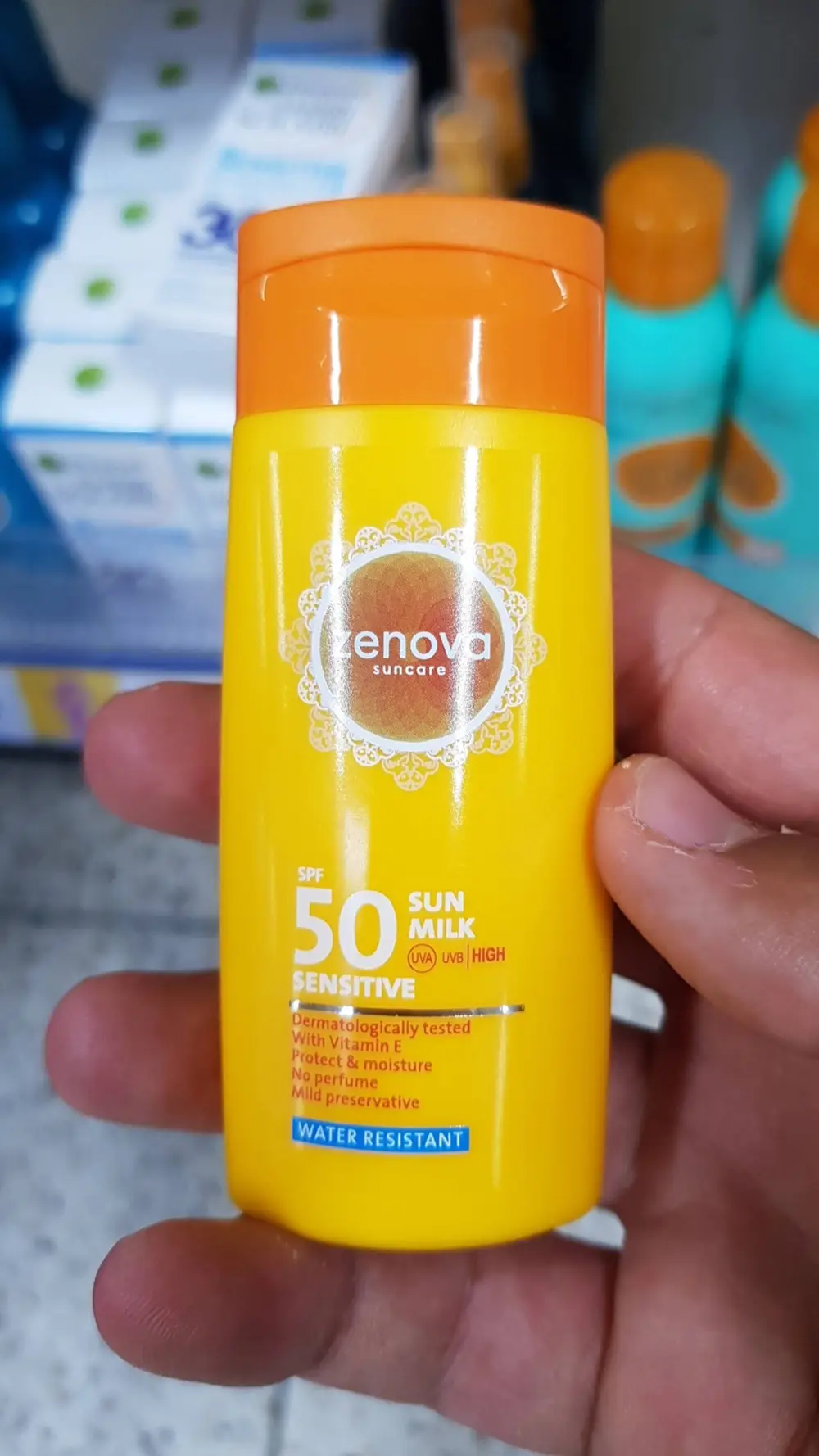 ZENOVA SUNCARE - Sun milk sensitive SPF 50 high water resistant