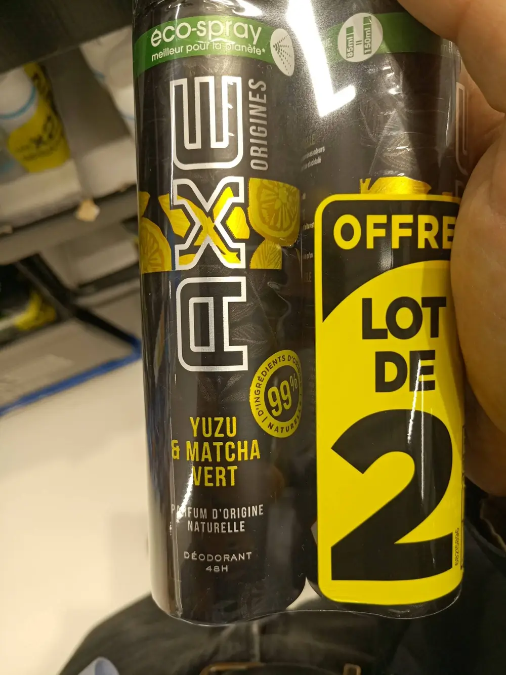 AXE - Yuzu & Matcha vert - Déodorant 48h