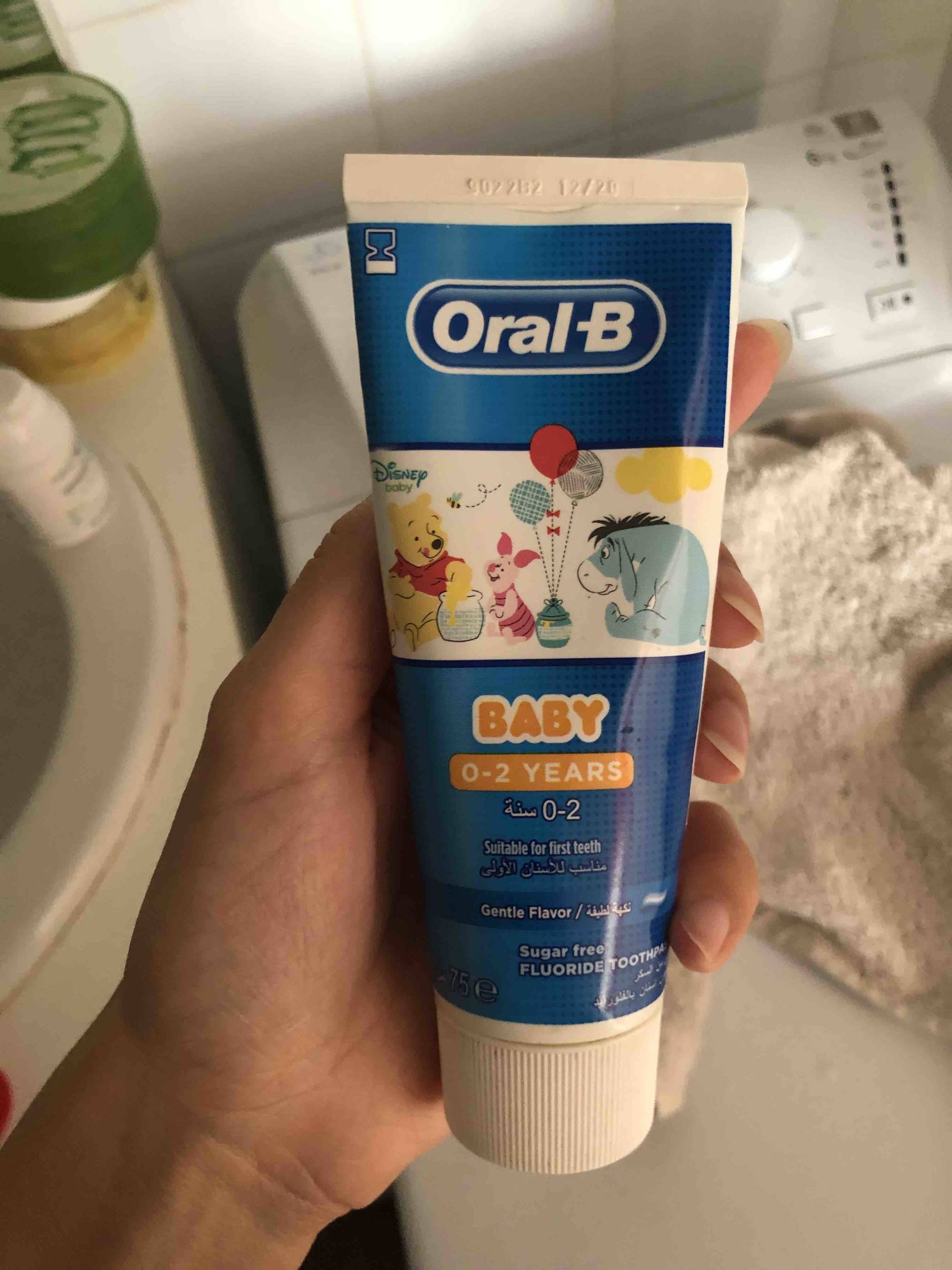 ORAL-B - Baby 0-2 years - Fluoride toothpaste